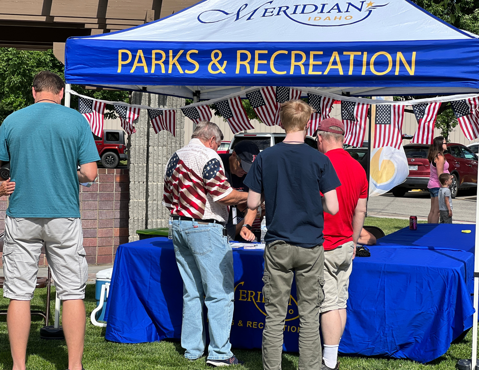 Meridian Parks and Recreation Outdoor Booth